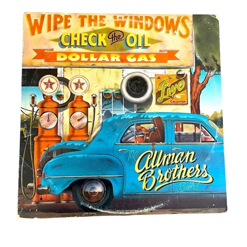 VINTAGE‎ THE ALLMAN BROTHERS BAND WIPE THE WINDOWS VINYL SET OF 2 VINYL RECORD